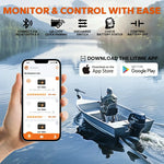 LifePo4 12V 100Ah H190 Μήνα-200Α Μόνιμο ρεύμα για Motorhome Mover με Bluetooth, Heating & Untersitz DIN H8