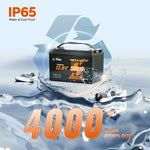 LifePo4 12V 100Ah H190 Μήνα-200Α Μόνιμο ρεύμα για Motorhome Mover με Bluetooth, Heating & Untersitz DIN H8