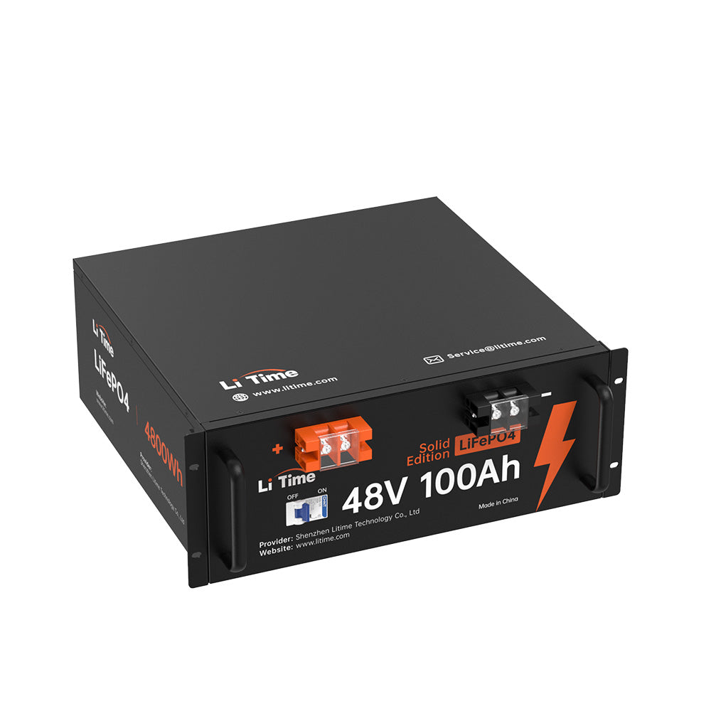 Vatrer 12V 100AH ​​LiFePO4-Lithiumbatterie mit APP-Überwachung und  Selbsterwärmung – Bluetooth-Version