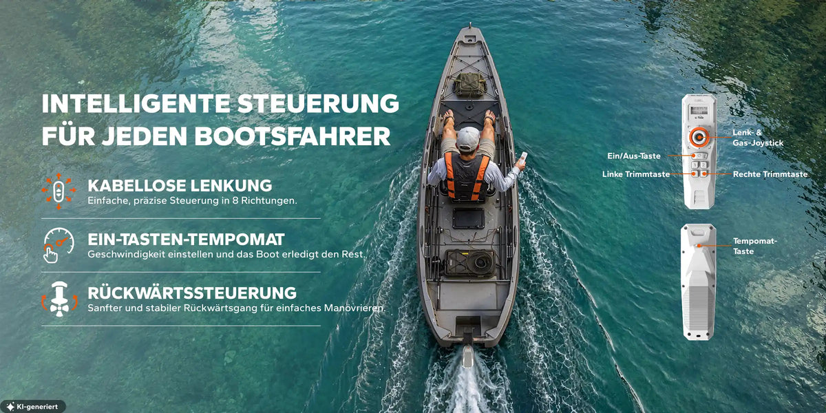 Argoseeker Elektro-Außenbordmotor für mehr Freiheit auf dem Wasser