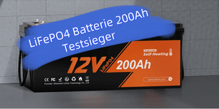 LifePO4 Batterie 200Ah Testsieger 