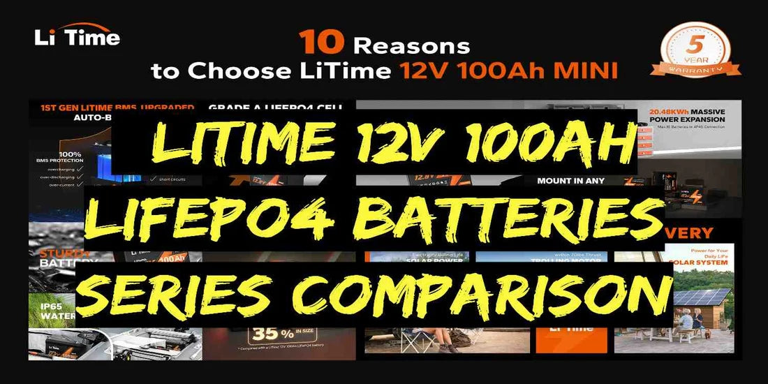 [Offiziell] LiTime 12V 100Ah LiFePO4 Batterien Serien Vergleich