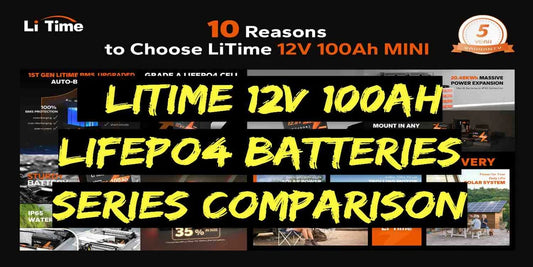 [Offiziell] LiTime 12V 100Ah LiFePO4 Batterien Serien Vergleich