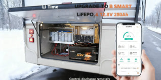 LiTime 12.8V 280Ah LiFePO4 Batterie mit Bluetooth im Wohnmobil – Energieüberwachung per App für autarke Stromversorgung