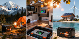LiTime LiFePO₄ Batterie im Einsatz – beim Camping, im Wohnmobil und als Solarspeicher für nachhaltige Energieversorgung