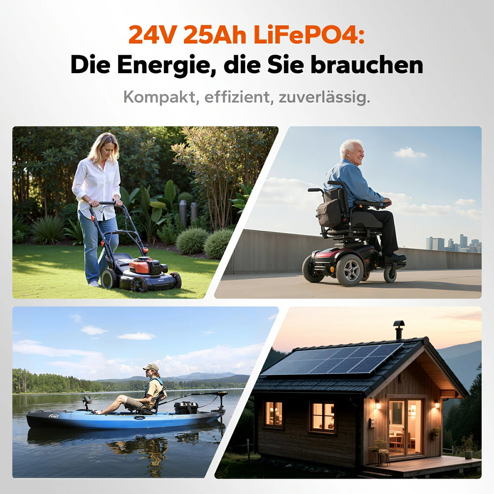 【No longer available】LiTime 24V 25Ah 2C lithium battery - high-performance solution for agriculture, medical technology & emergency devices