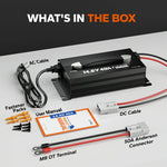 LiTime 12V (14.6V) 40A montierbares Lithium-Akku-Batterieladegerät mit Handgriff