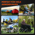 Litime 12V 45AH Group U1 Deep Cycle Litium Batterisrullstol och Senior Mobile, Electromobile
