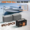LifePo4 12V 100Ah H190 Μήνα-200Α Μόνιμο ρεύμα για Motorhome Mover με Bluetooth, Heating & Untersitz DIN H8