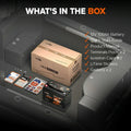 LifePo4 12V 100Ah H190 Μήνα-200Α Μόνιμο ρεύμα για Motorhome Mover με Bluetooth, Heating & Untersitz DIN H8