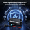 LiTime 12V 10A litium innebygd batterilader IP65 vanntett
