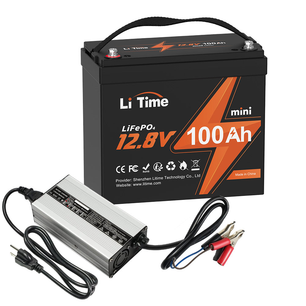 🆕LiTime 12V 100Ah MINI LiFePO4 Lithium Battery🔥 – LiTime-DE