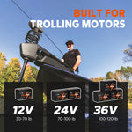 LiTime 12V 100Ah Trollingmotor LiFePO4-Batterie für Boot