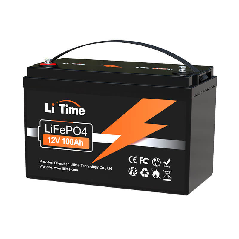 Shentec LiFePO4 Akku, 12V 100Ah Lithium Deep Cycle Batterie mit