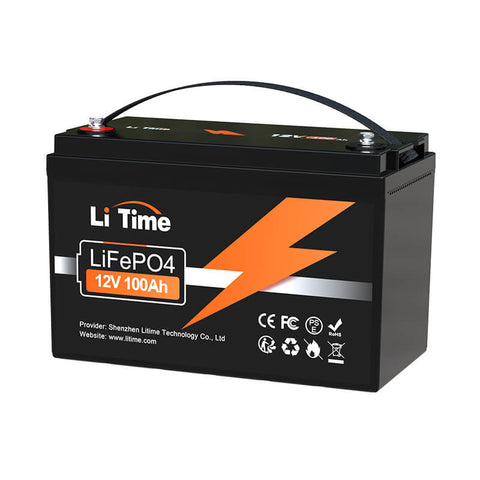 LiTime 12V 100Ah LiFePO4 lithium battery