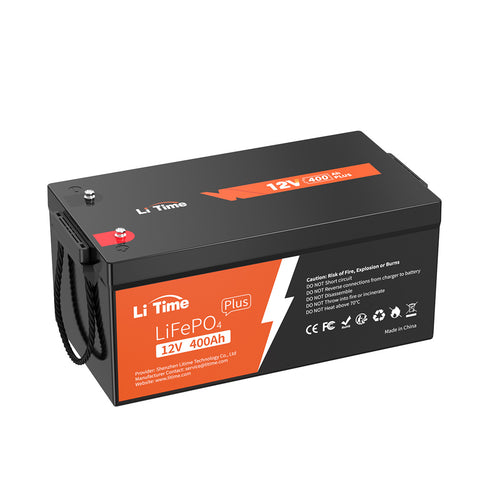 0% MwSt.】LiTime 12V 400Ah Lithium LiFePO4 Batterie – LiTime-DE
