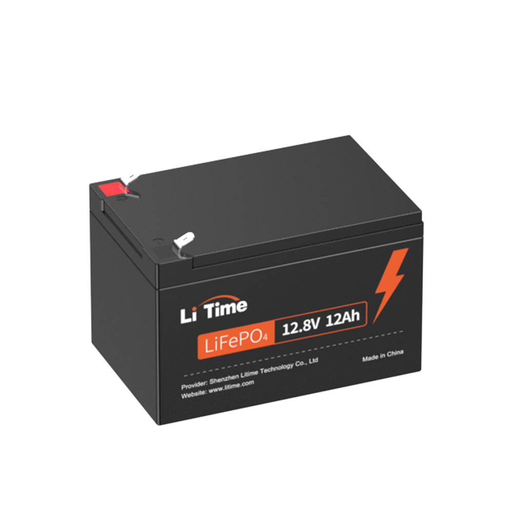 Batería de litio LiFePO4 de ciclo profundo LiTime 12V 12Ah