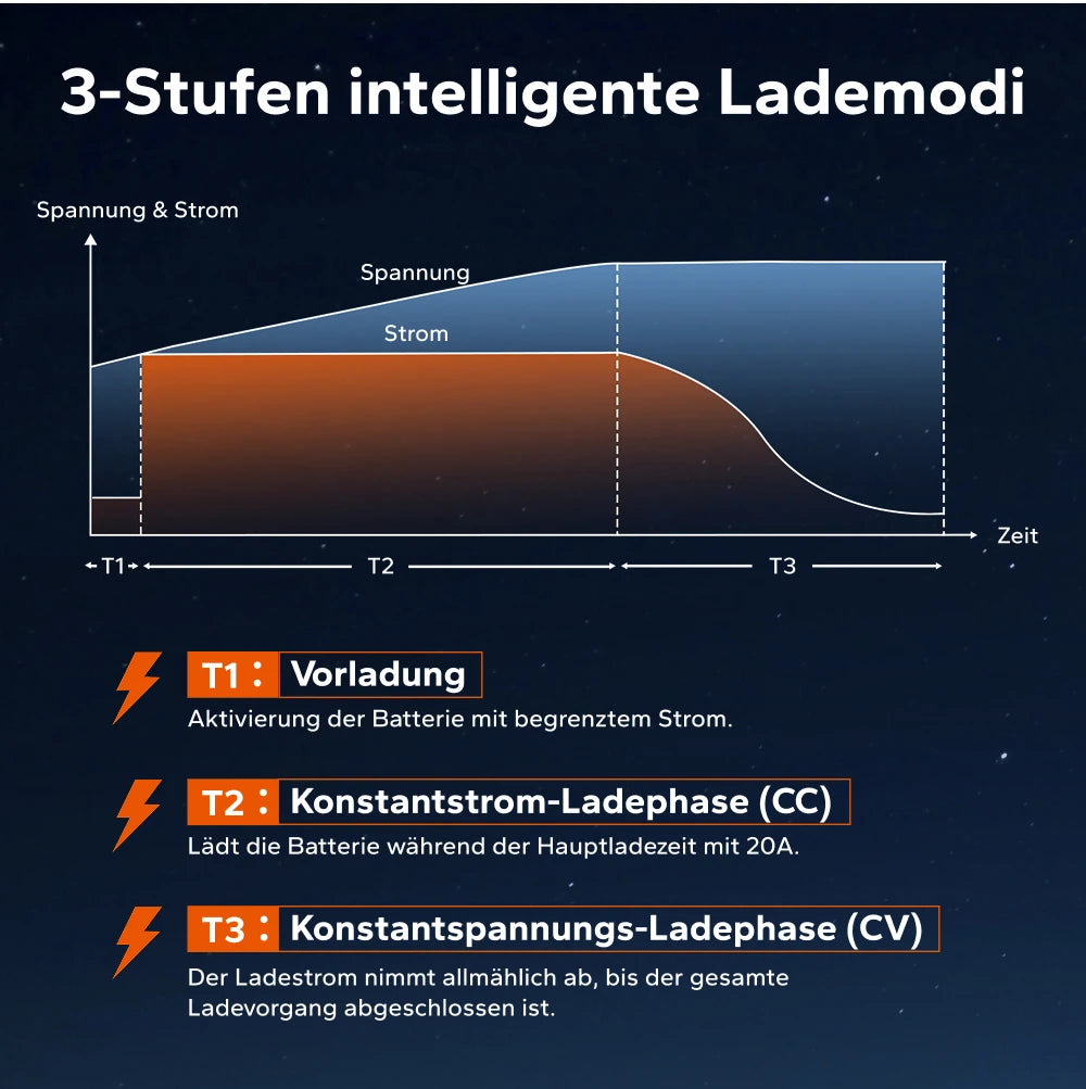 LiTime 24V (29,2 V) 20 A wasserdichtes Lithium-Batterieladegerät zur Festmontage