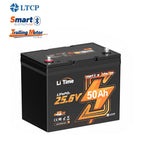 24V 50AH Bluetooth hluboký cyklus lithiová baterie pro 100 lb lodě s elektrickým motorem