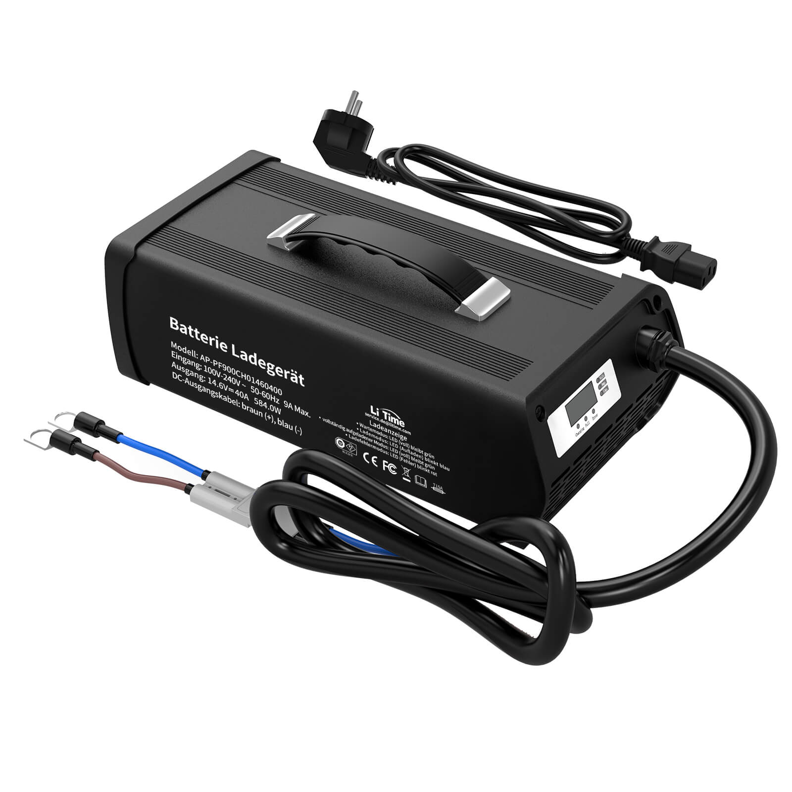 LiTime 14.6V 40A Lithium Batterieladegerät für 12V LiFePO4 Lithium Bat –  LiTime-DE