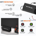 Litime 58.4V 10A Lifepo4 зарядно устройство за батерия за 51.2V LifePO4 батерия, с интелигентна функция за зареждане 0V