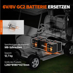 LiTime 48V 30Ah LiFePO4 Batterie - 6V/8V Batterie Ersetzen