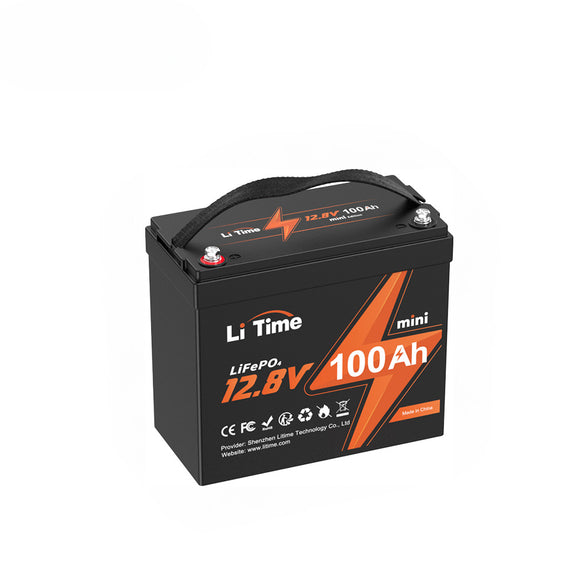 [Gebruikt als nieuw] litime 12v 100Ah mini lifePo4 lithium batterij