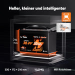 Litime 36V 50ah Bluetooth Deep Cycle Lithium Battery - Group 31 for 120lb Trolling Motor & Marine