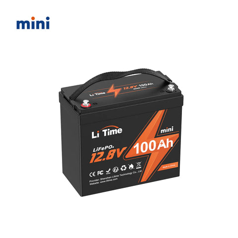 【0% TVA】Batterie au lithium LiTime 12V 100Ah MINI LiFePO4 (UNIQUEMENT pour les bâtiments résidentiels et UNIQUEMENT en DEU - Uniquement pour les clients en Allemagne)