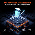 LiFePO4 12V 20Ah  Deep Cycle Batterie mit BMS & 4000 Zyklen – Für Fischfinder, Solar, Boot, Camping