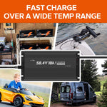 Litime 58.4V 10A Lifepo4 зарядно устройство за батерия за 51.2V LifePO4 батерия, с интелигентна функция за зареждане 0V