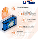LiTime 12V 6Ah LiFePO4 Batterie ist ein perfekter Ersatz für traditionelle Blei-Säure-Batterien
