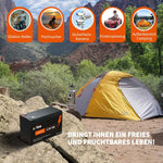 LiTime 6Ah Lithium-Batterie eignet sich ideal für Fischfinder, Kinderroller, LED-Lichter, Alarmanlagen, Kameras, Spielgeräte und Camping.