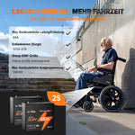 Litime 12V 65ah Group 22NF Deep Cycle Lithium Battery Wheelchair Heavyweight og Senior Mobile, Electromobile
