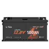 12V 100Ah H190 Deep Cycle LiFePO4 batteri med Bluetooth - Autocamper Undersæde DIN H8 L5 Gruppe 49, ECE R10 certificeret!