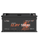 12V 100Ah H190 Akumulator LiFePO4 głębokiego cyklu z Bluetooth - Pod siedzeniem samochodu kempingowego DIN H8 L5 Grupa 49, certyfikat ECE R10!