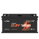12V LiFePO4 140Ah sügav tsükliga liitiumaku Bluetoothiga - DIN H8 L5 (grupp 49), sobib matkaauto istmealusele