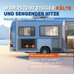 LiTime 12V 100Ah LiFePO4 Batterie kann eisiger Kälte und sengender Hitze widerstehen.