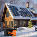 LiTime 12V 100Ah LiFePO4 Batterie mit Selbsterwärmung-Funktion und Solaranlagen