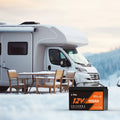 LiTime 12V 100Ah LiFePO4 Batterie mit Selbsterwärmung-Funktion ist ideal für Wohnmobile.