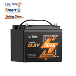 LIFEPO4 12V 50AH Bluetooth hidegvédő mély ciklusú lítium akkumulátor az Elektro BootMotor számára