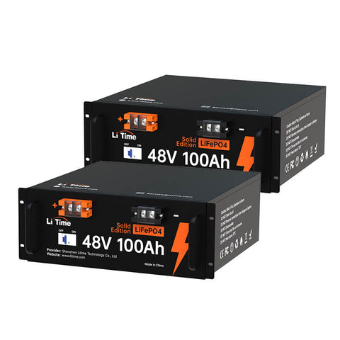 LiTime 48V 100Ah Deep Cycle Lithium LiFePO4 Batterie