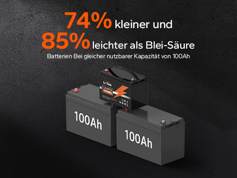 🔥Endpreis: €289,99🔥LiTime 12V 100Ah LiFePO4 Lithium Batterie