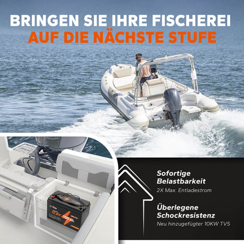 [0% MwSt.] LiTime 12V 100Ah TM LiFePO4 Batterie, Tieftemperaturschutz für Elektromotoren