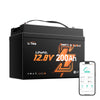 【Neu | Vorbestellung】LiTime 12V 200Ah Xtra Mini LiFePO4 Batterie mit Bluetooth für Wohnmobile & Camping | Super Zellen für 6.000+ Zyklen bei 100% DOD