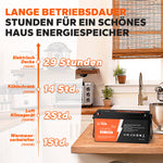 Lange Betriebsdauer Stunden für ein schönes Haus Energiespeicher