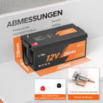 LiTime 12V 280Ah Abmessungen