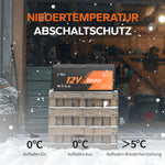 iTime 12V 280Ah LiFePO4 Lithium Batterie kälteschutz