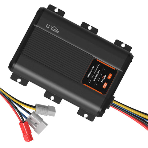 Chargeur de batterie LiTime 12V 40A DC à DC pour batteries 12V LiFePO4, Plomb-Acide, SLA, Gel, AGM et Calcium