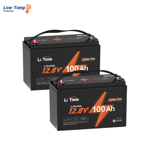 ⚡Endpreis: €299,99⚡LiTime 12V 100Ah TM LiFePO4 Batterie, Tieftemperaturschutz für Elektromotoren